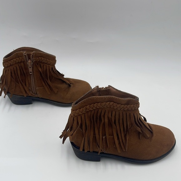 Paris Blues Brown Suede Boots – Kids Size 10 - Picture 5 of 13
